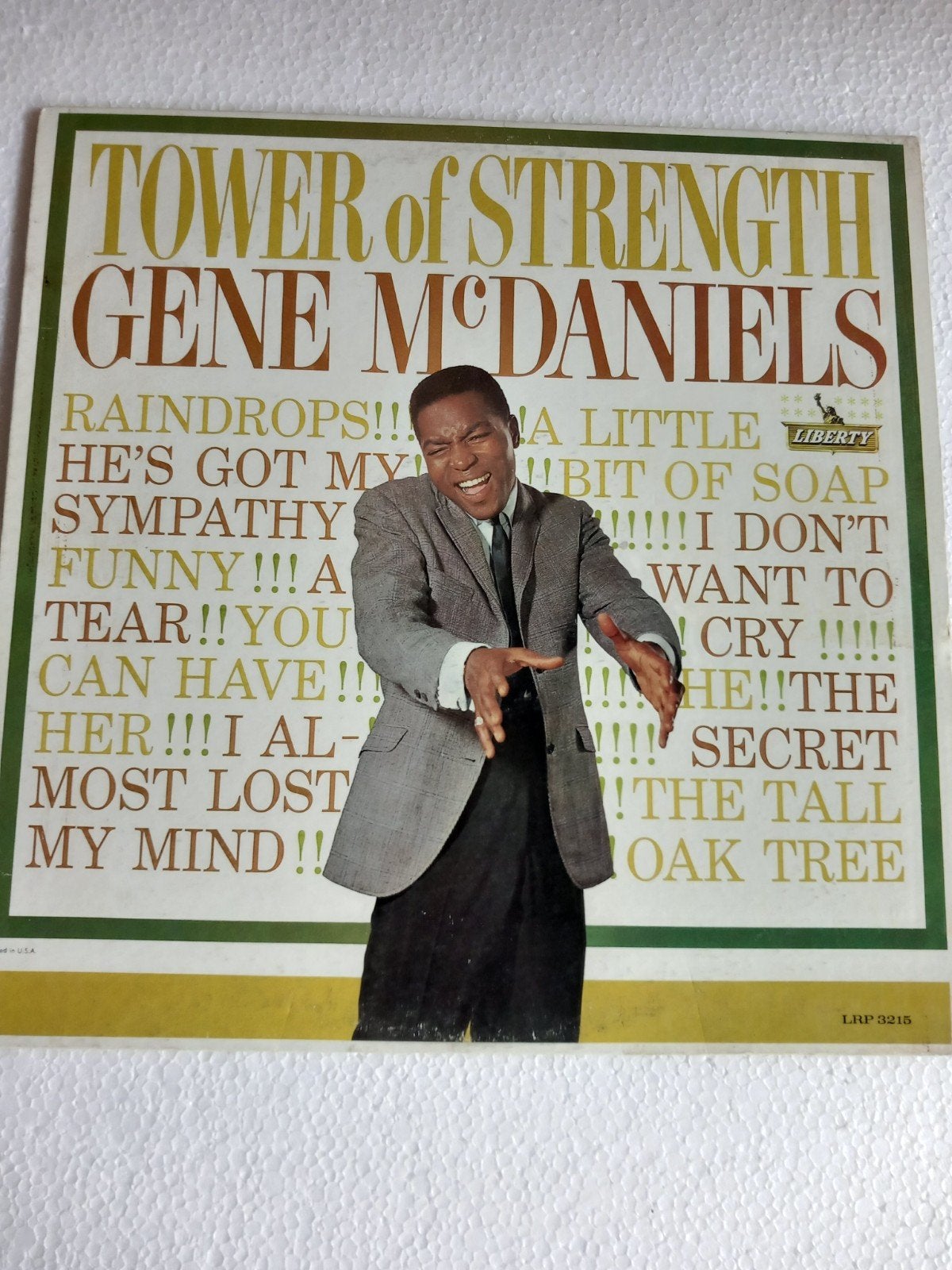 GENE MCDANIELS. TOWER OF STRENGTH. 1962 USA LP, Enlèvement ou Envoi, LP