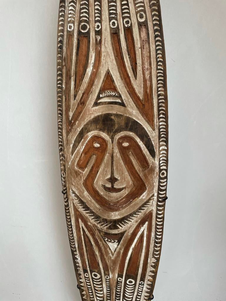 Gope board uit Papua New Guinea, Ophalen