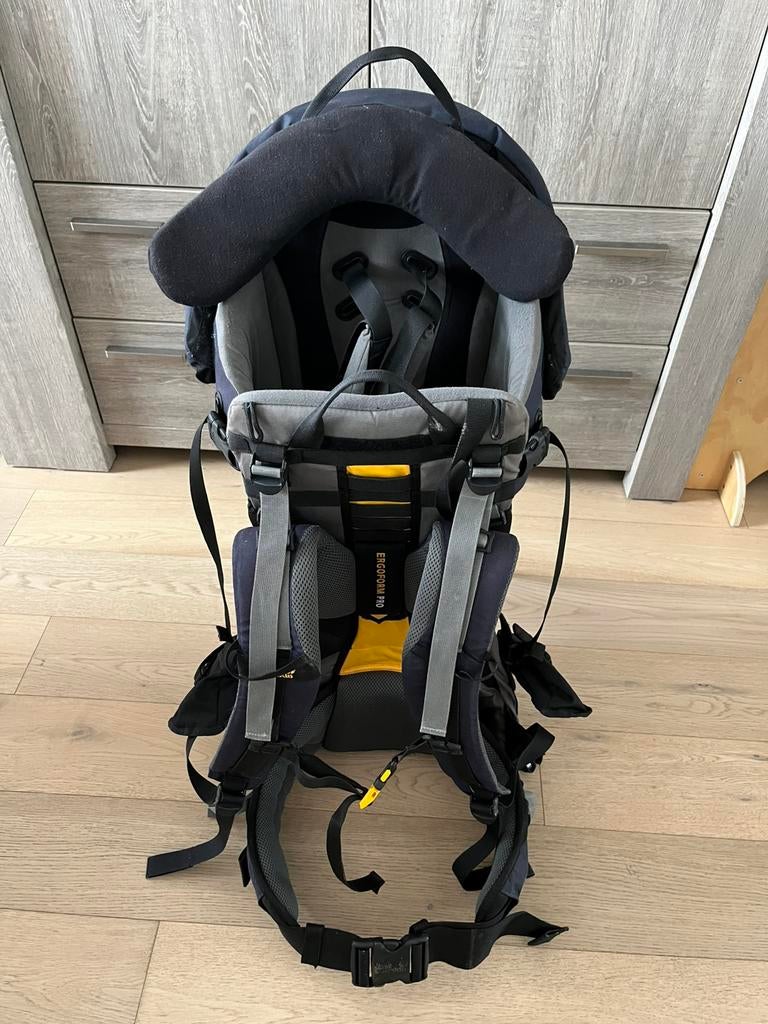 Kinderdrager jack wolfskin watchtower, Ophalen, Zo goed als nieuw