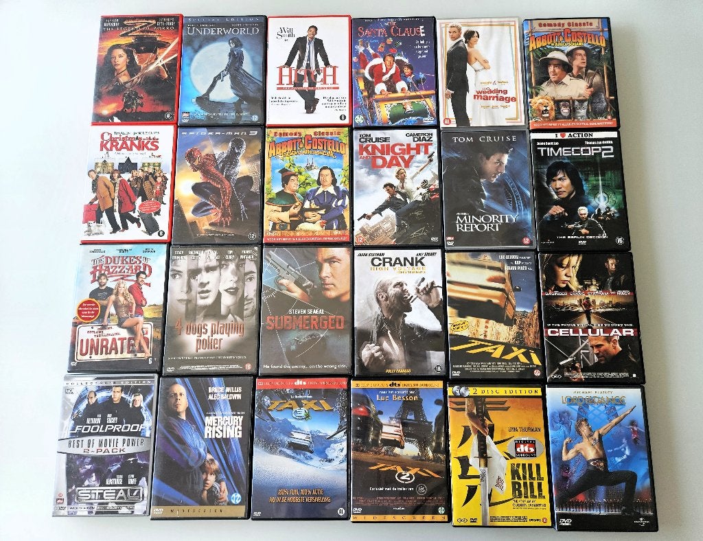 groot lot met 175 tal DVD's / boxen, Enlèvement