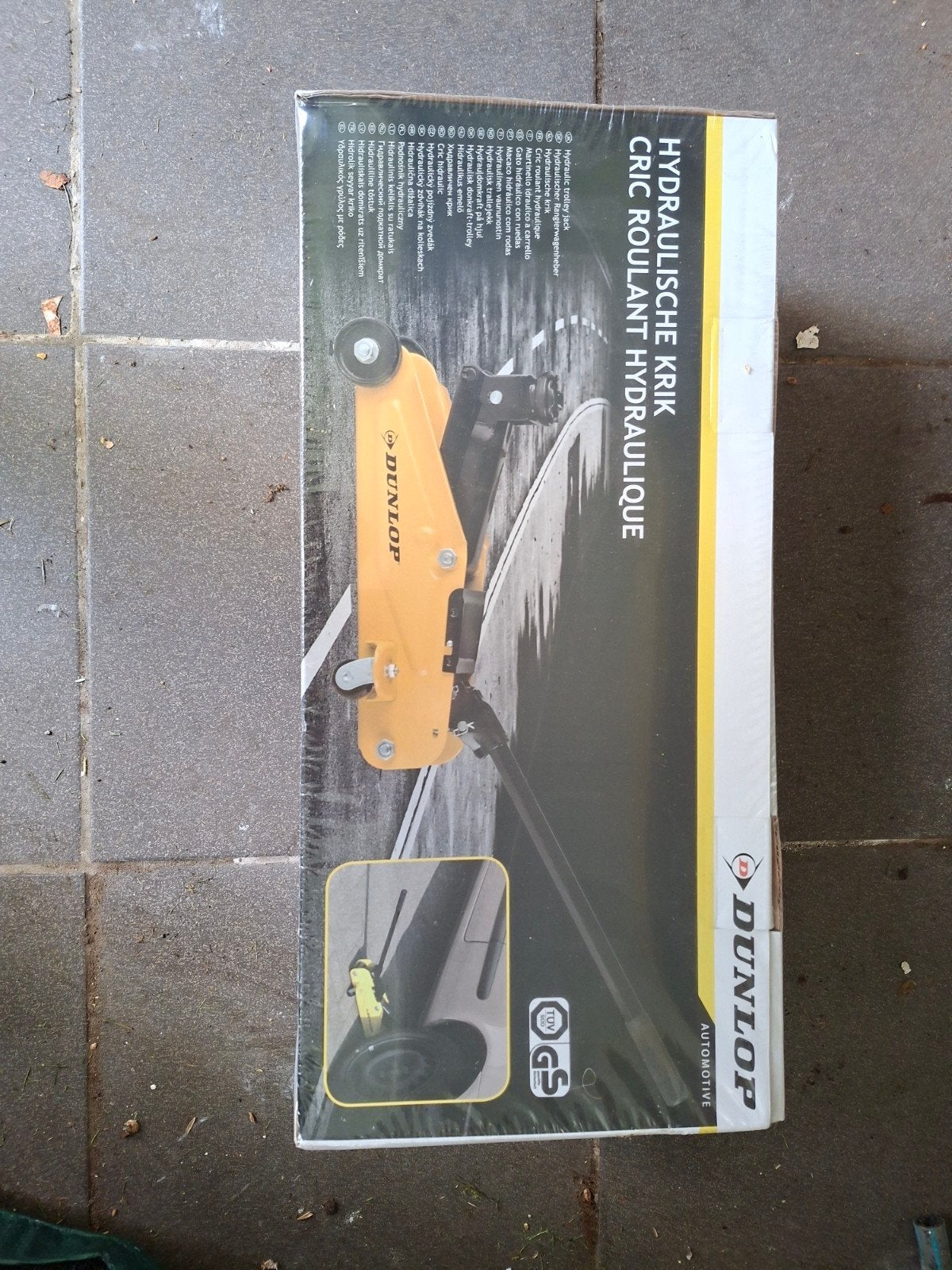 Hydraulische autokrik ongebruikt dunlop 2 ton, Ophalen