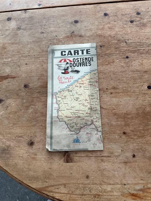 carte routes 1957 royal automobile club Belgique, Boeken, Atlassen en Landkaarten, Gelezen, Overige typen, Ophalen of Verzenden