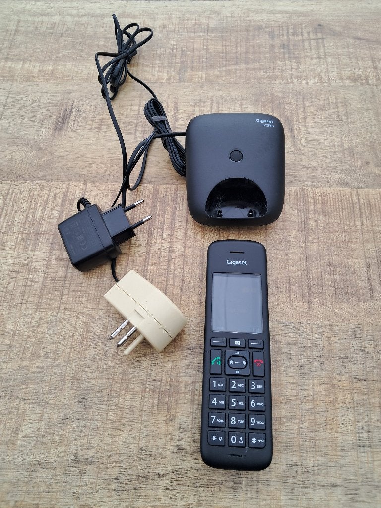 GIGASET C575 ( draagbare telefoon) met lader en kabel, Telecommunicatie, Ophalen, Zo goed als nieuw, 1 handset, Stralingsarm