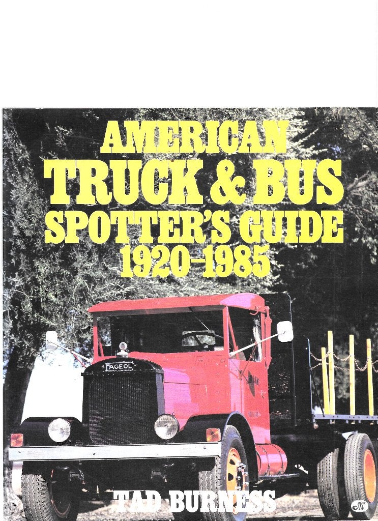 "AMERICAN TRUCK & BUS SPOTTERS GUIDE", Ophalen of Verzenden, Zo goed als nieuw, Algemeen