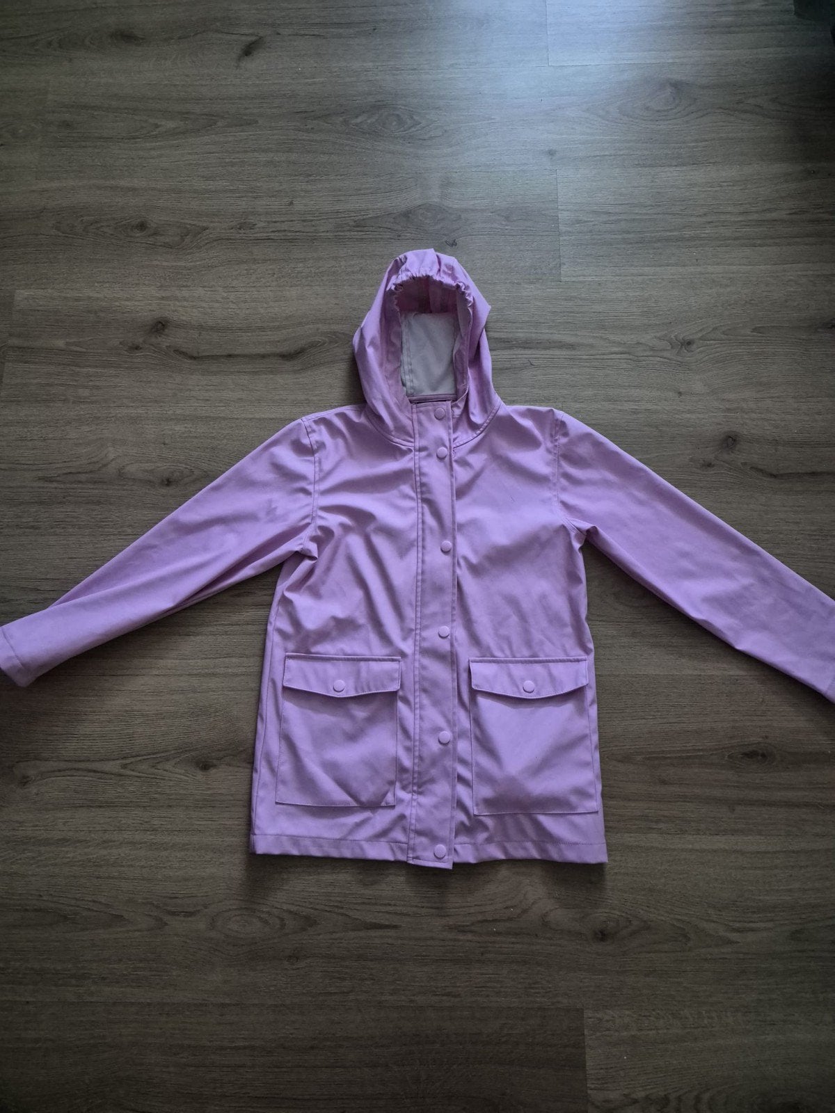 Lila Name It regenjas maat 140 met kap, Kinderen en Baby's, Ophalen, Gebruikt, Meisje, Name-It