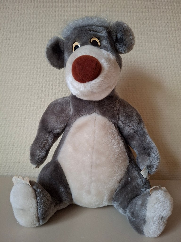 Vintage pluche 'BALOO' Jungle Book' - Disney - 1993, Ophalen of Verzenden, Zo goed als nieuw, Knuffel