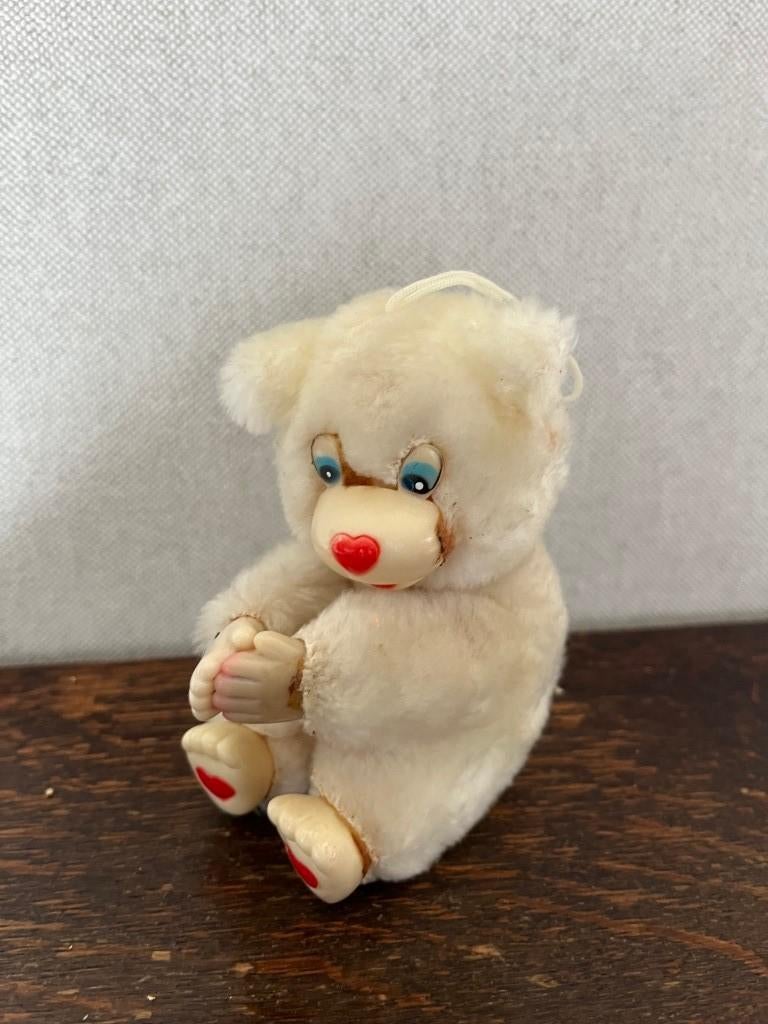 vintage knijper beertje met hartjes, Ophalen of Verzenden