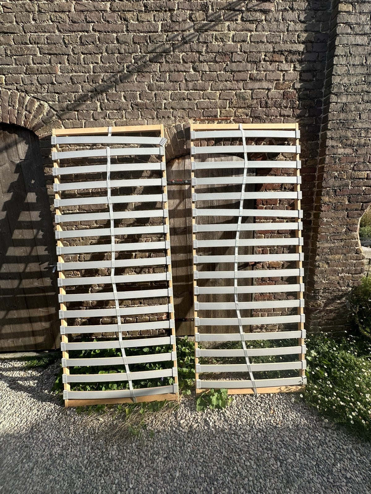 Lattenbodem Ikea 2 x 60x200, Enlèvement, Utilisé, Sommier, 200 cm