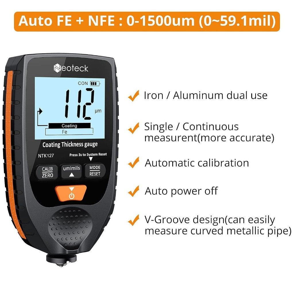 Compteur de peinture pour voiture Neoteck 0-1500um, Enlèvement, Comme neuf