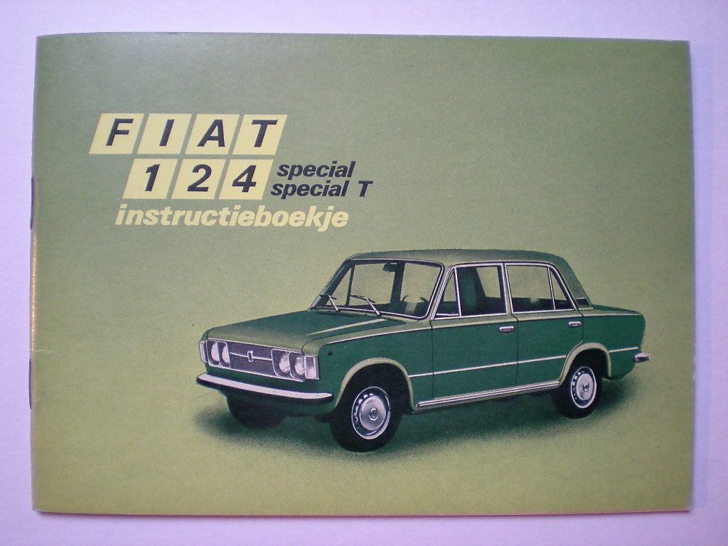 Fiat 124 special T gebruikershandleiding nl, Ophalen