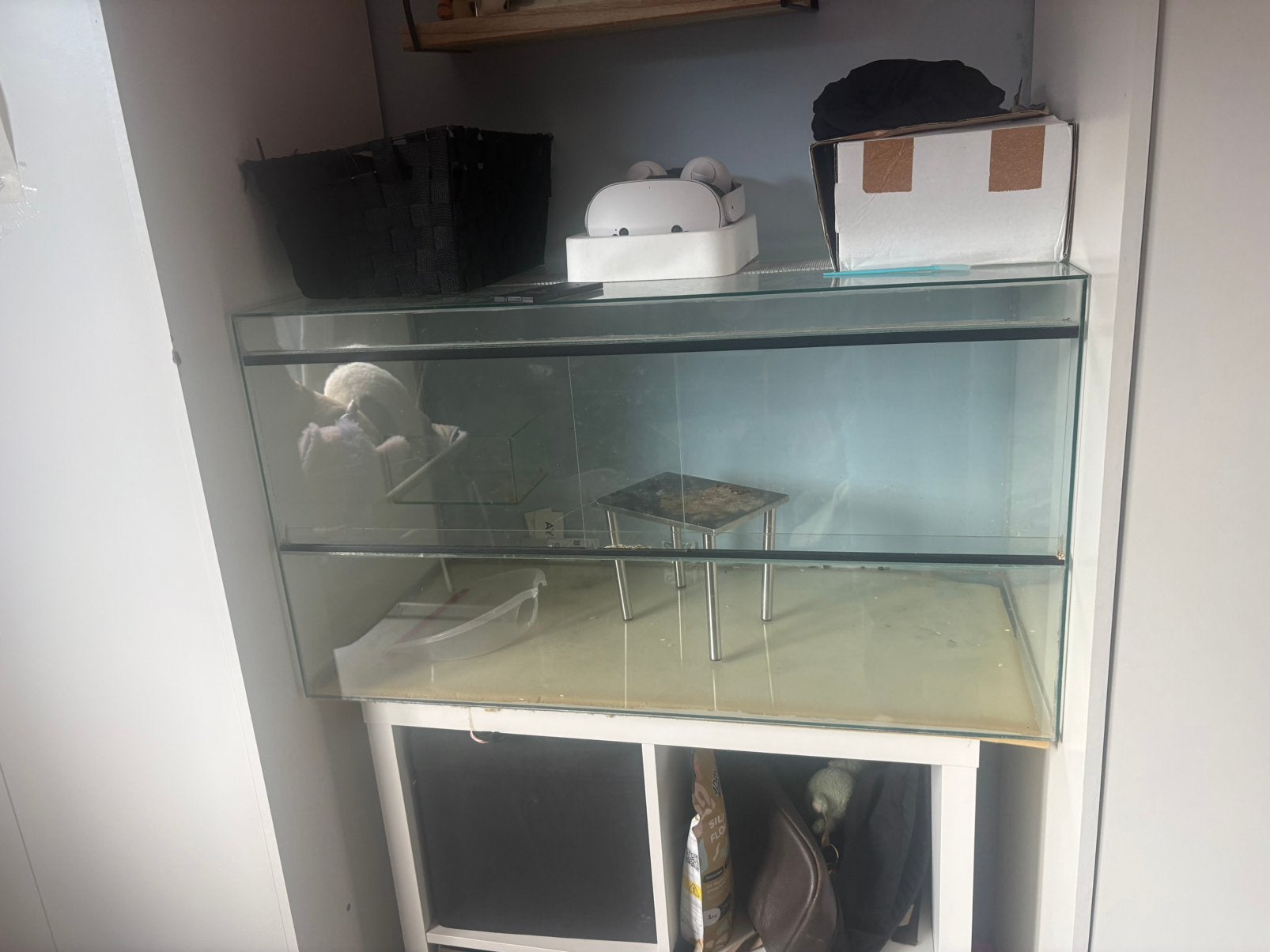 glaze hok /terrarium, Souris, Niche, 75 à 110 cm, Enlèvement