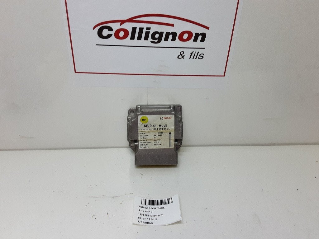COMPUTER AIRBAG Audi A3 Sportback (8PA) (8P0959655), Gebruikt, Mevr. I. Hauben, Audi, Rue de l'Espoir 34 34
4030  GRIVEGNÉE, BE