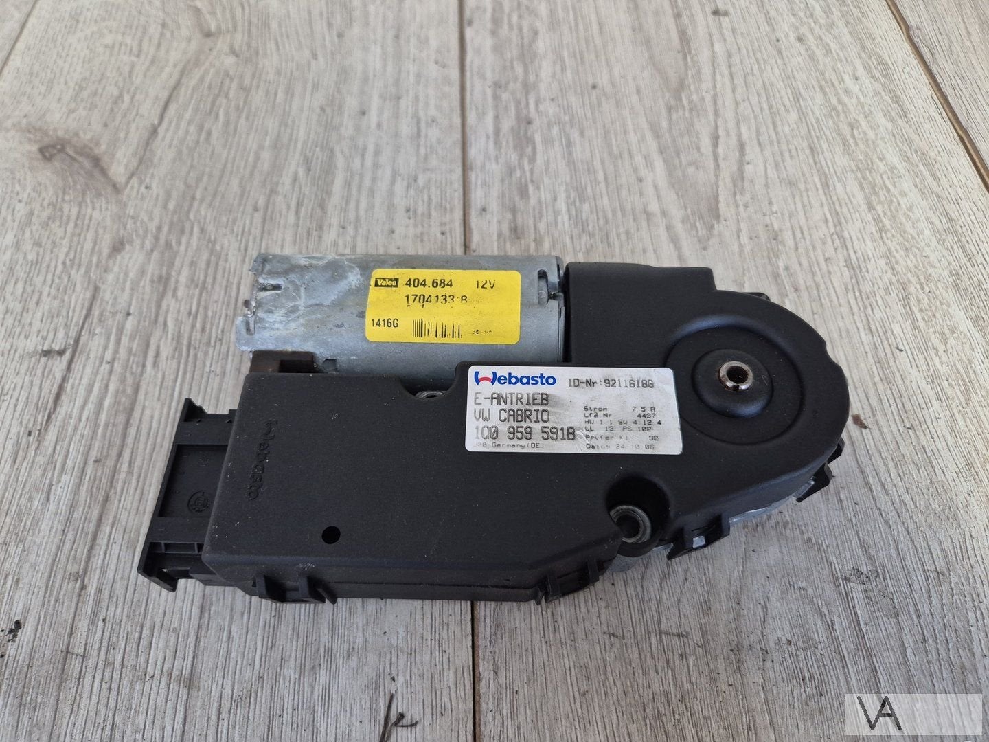 VW Eos 2005 - 2011 schuifdak motor cabriodak 1q0959591b €300, Auto-onderdelen, Gebruikt, -, Volkswagen, -