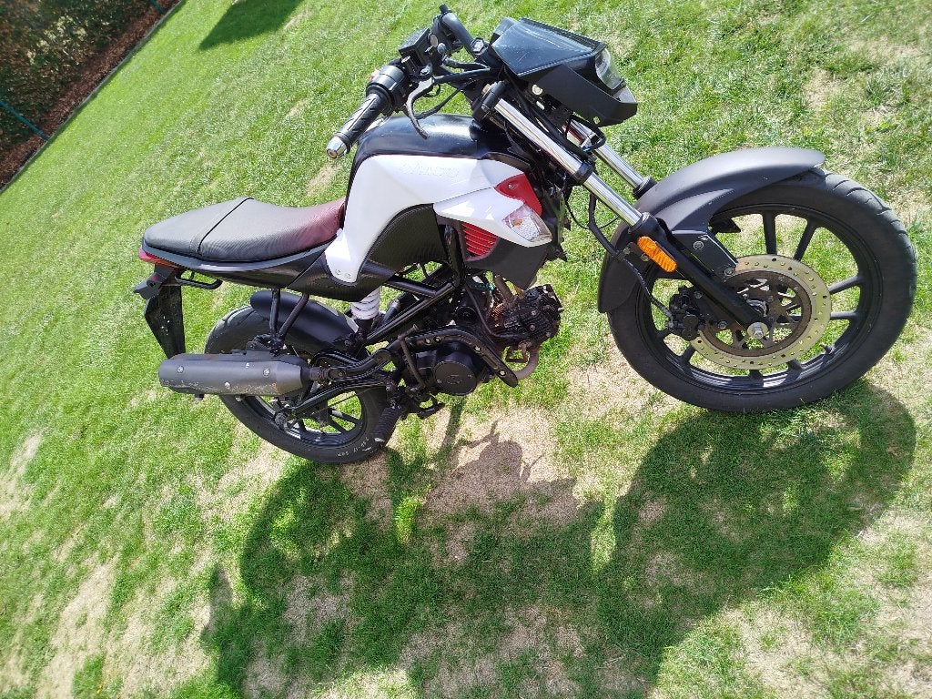 Brommer 50cc B-klasse met semi-automatische versnellingen, Vélos & Vélomoteurs, Autres modèles, Classe B (45 km/h), Enlèvement