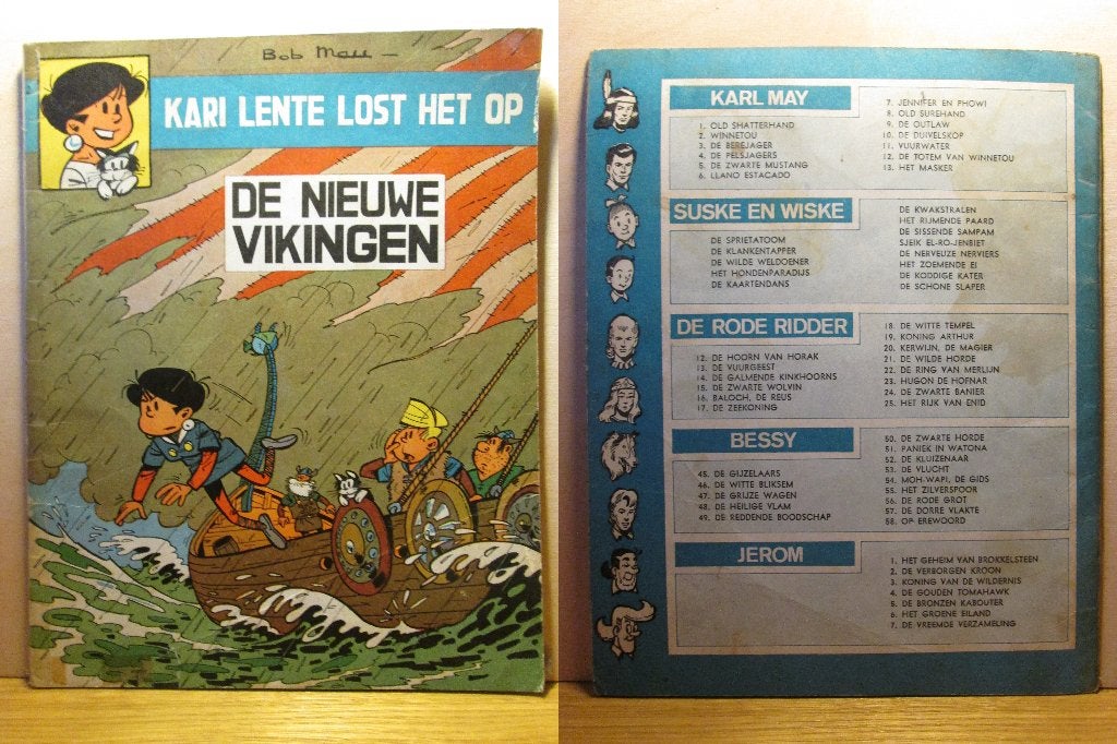 Kari Lente, 5x (SC), Boeken, Meerdere stripboeken, Verzenden, Gelezen, Bob Mau