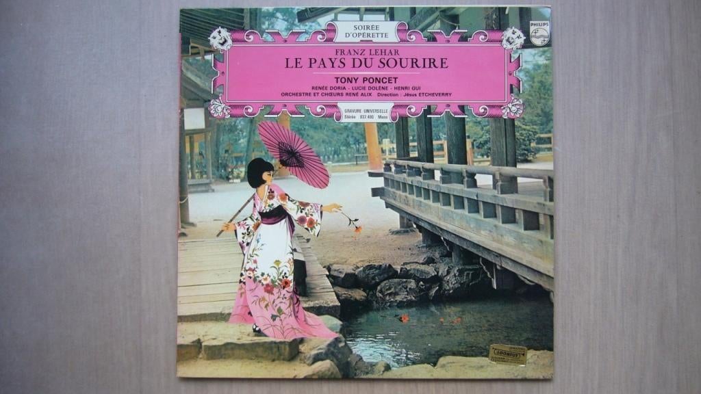 LE PAYS DU SOURIRE - DISQUE 33 T ANCIEN, Enlèvement, Comme neuf, 12 pouces, Opéra ou Opérette