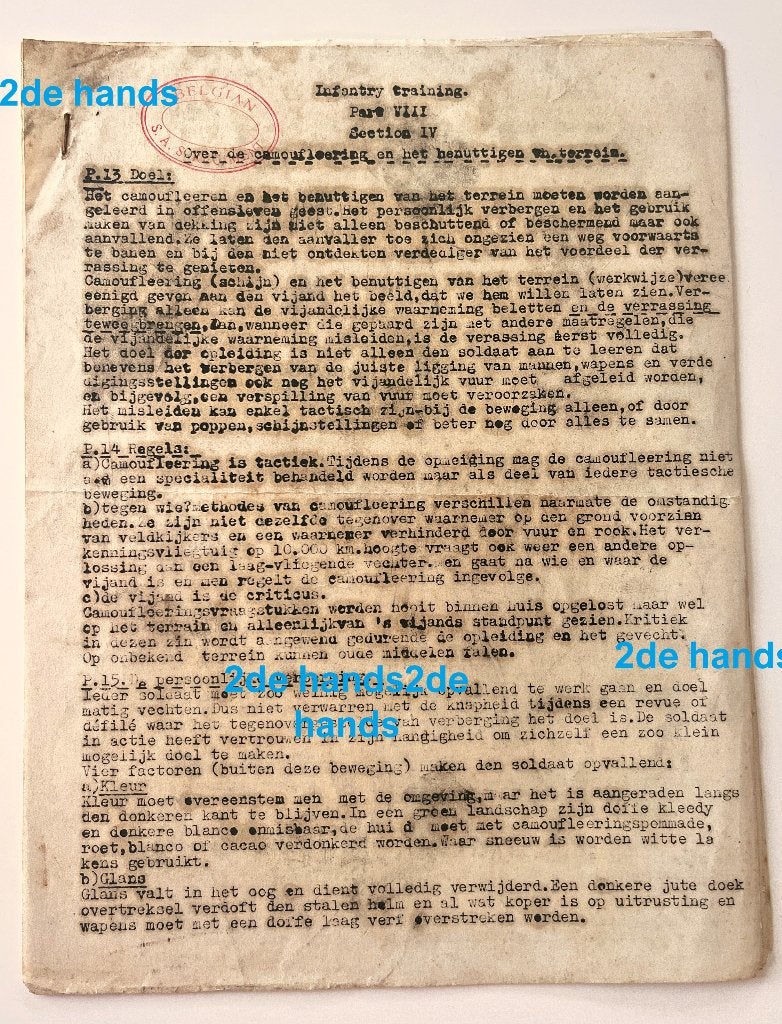 Compagnie belge de parachutistes ABBL SAS 1942 1945, Collections, Objets militaires | Seconde Guerre mondiale, Enlèvement ou Envoi