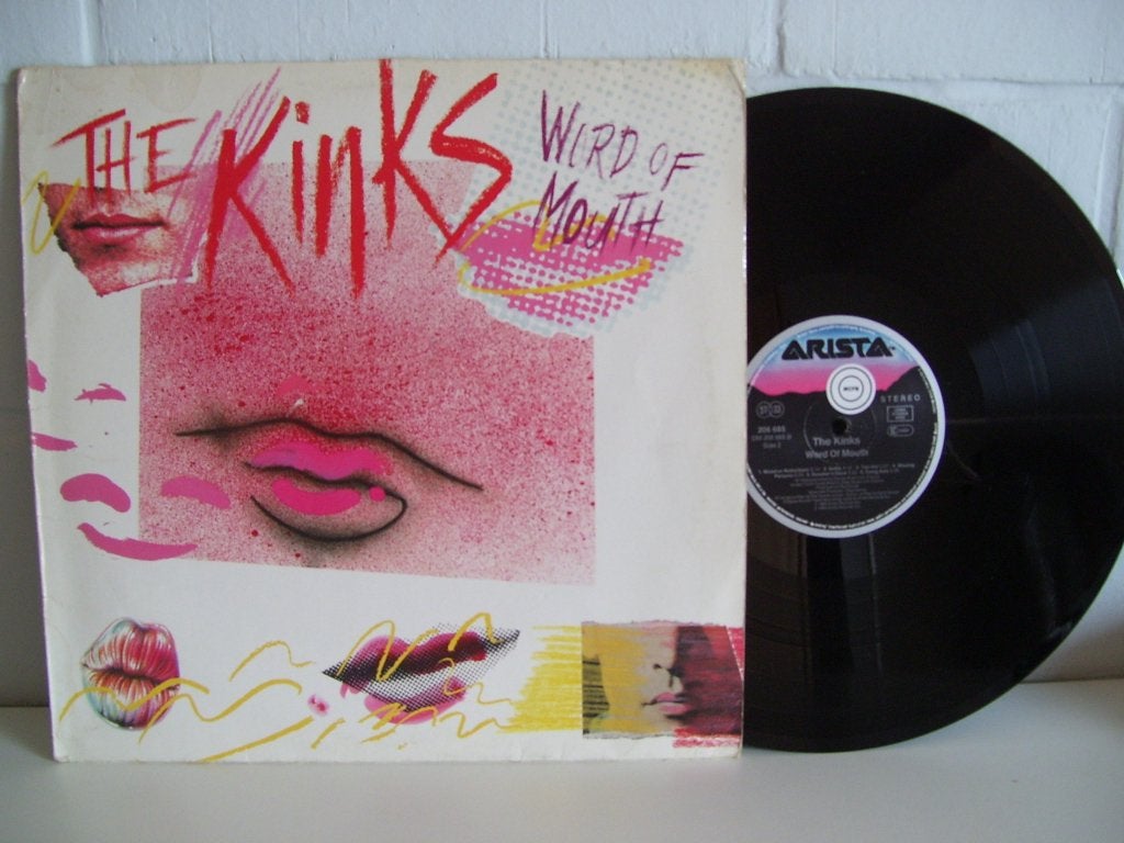 THE KINKS  world of mouth, Utilisé, Envoi, LP, 12 pouces