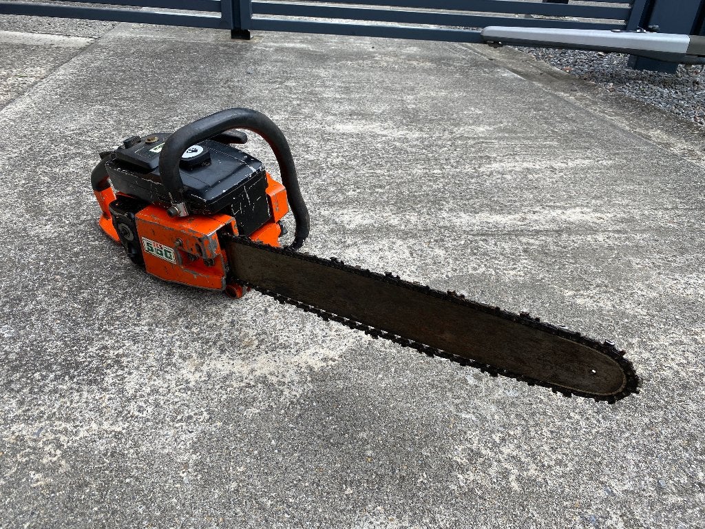 Tronçonneuse TANAKA 50cm à redémarrer, Enlèvement, Utilisé, Tronçonneuse