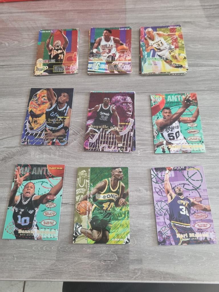 Fleer 95-96 Europe, Enlèvement ou Envoi, Utilisé, Plusieurs images