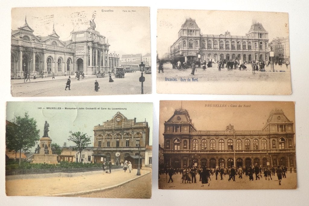 postkaarten stations, Ophalen of Verzenden