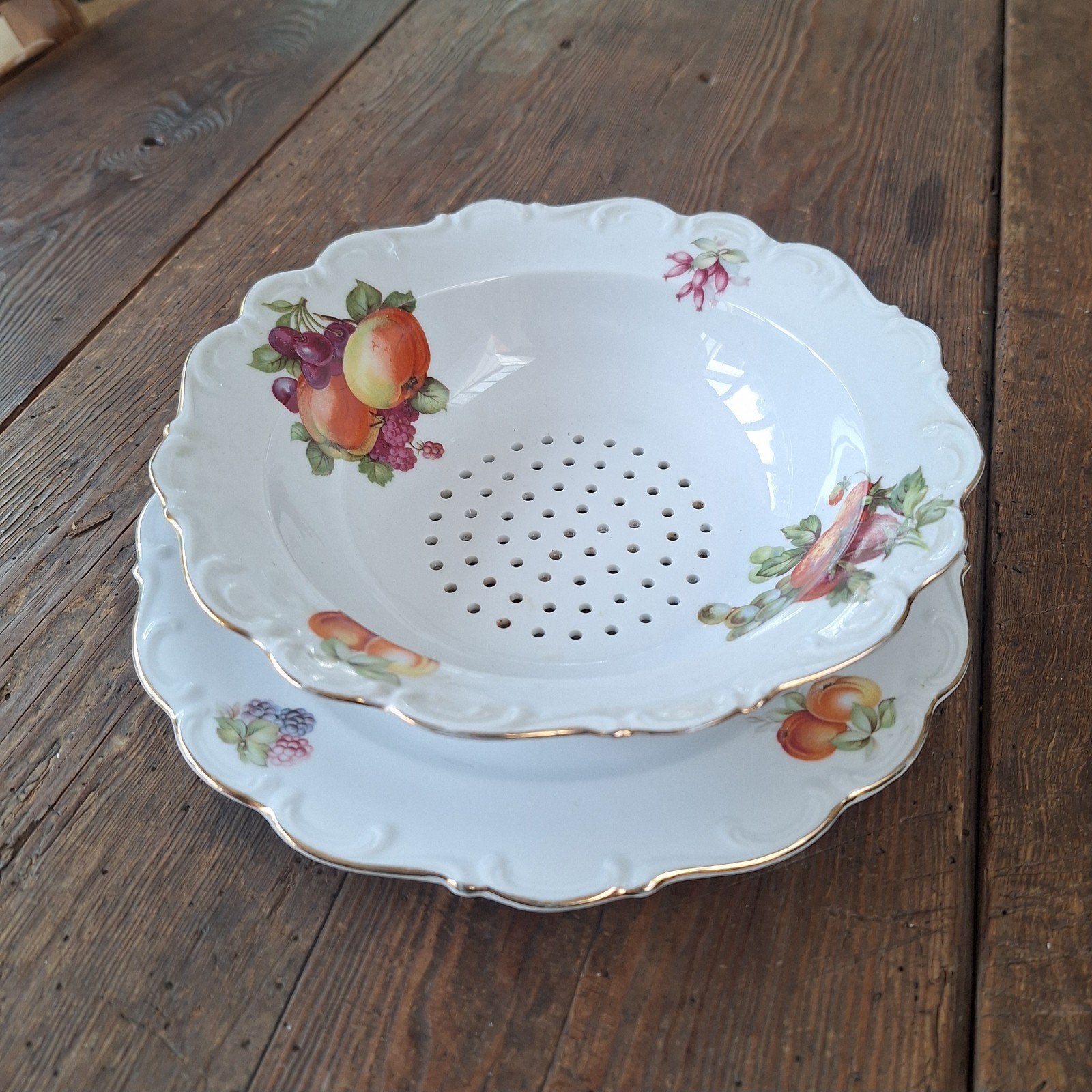 passoire ancienne en porcelaine, Enlèvement ou Envoi