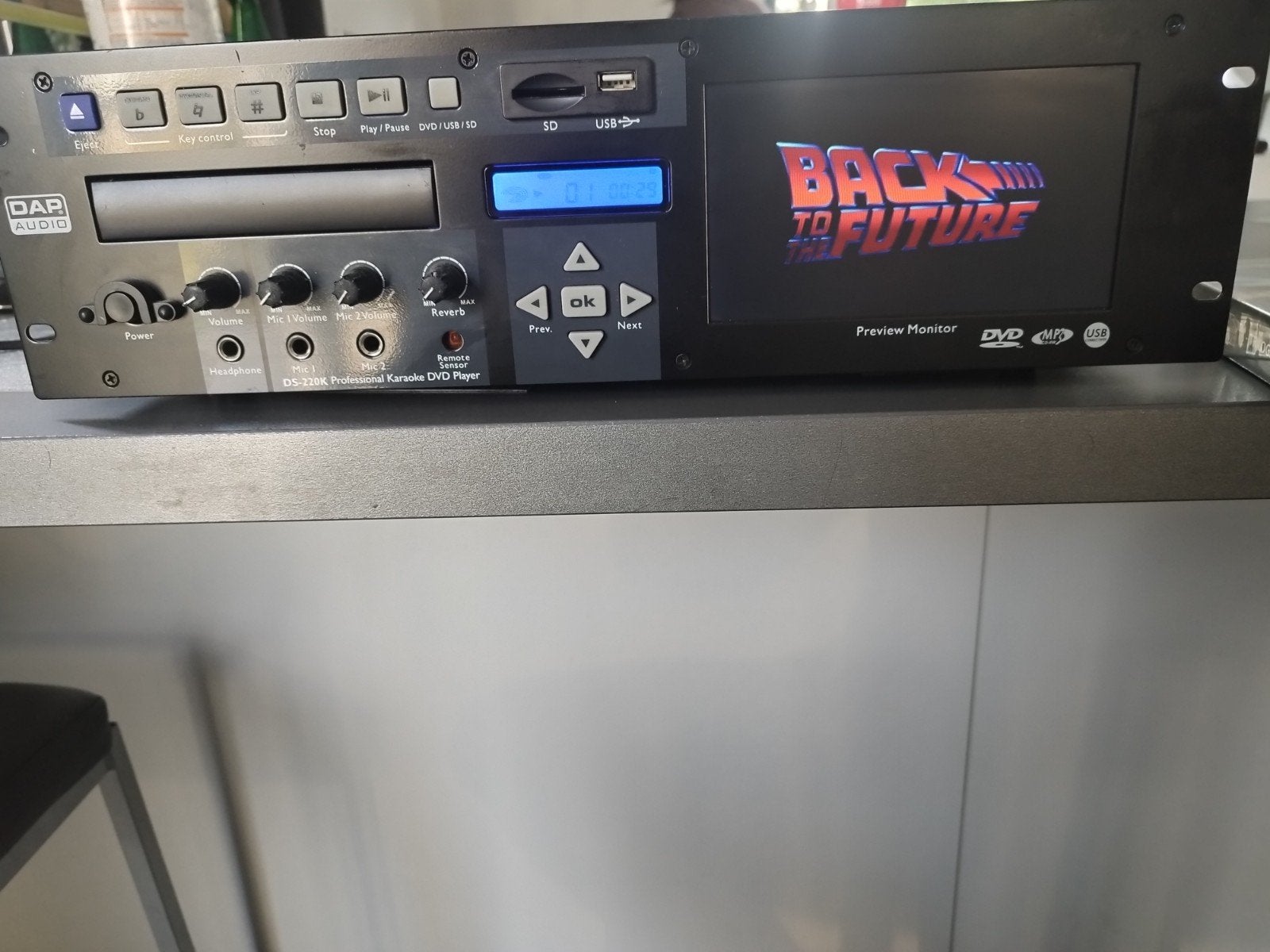 DAP audio professionnel karaoké DVD player cd usb, Verzenden, Dvd-speler