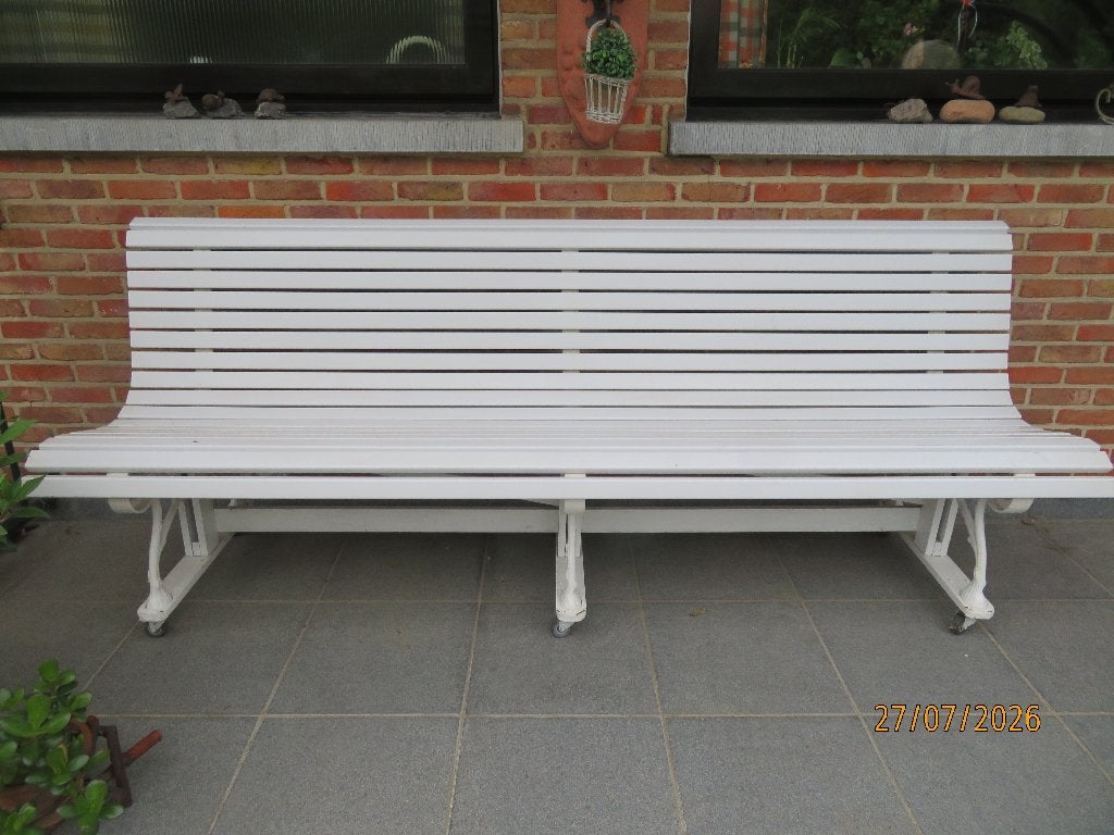Tuinbank, Ophalen, Zo goed als nieuw, Kunststof