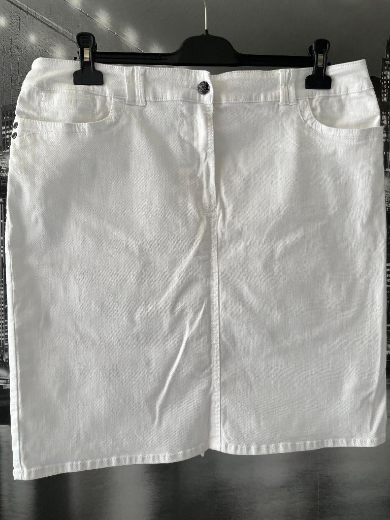 witte rok - Comme ça - 44/46 - GRATIS rok Camaieu, Taille 42/44 (L), Longueur genou, Blanc, Envoi