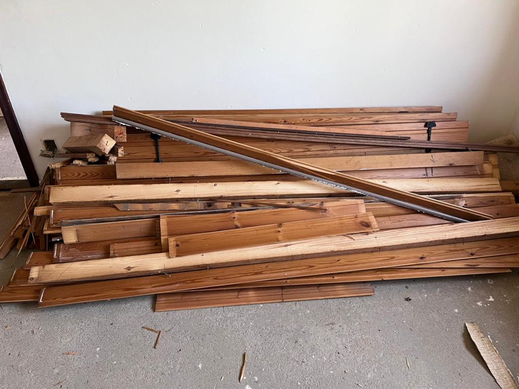Gratis hout (schrootjes), Bricolage & Construction, Bois & Planches, Enlèvement, Utilisé