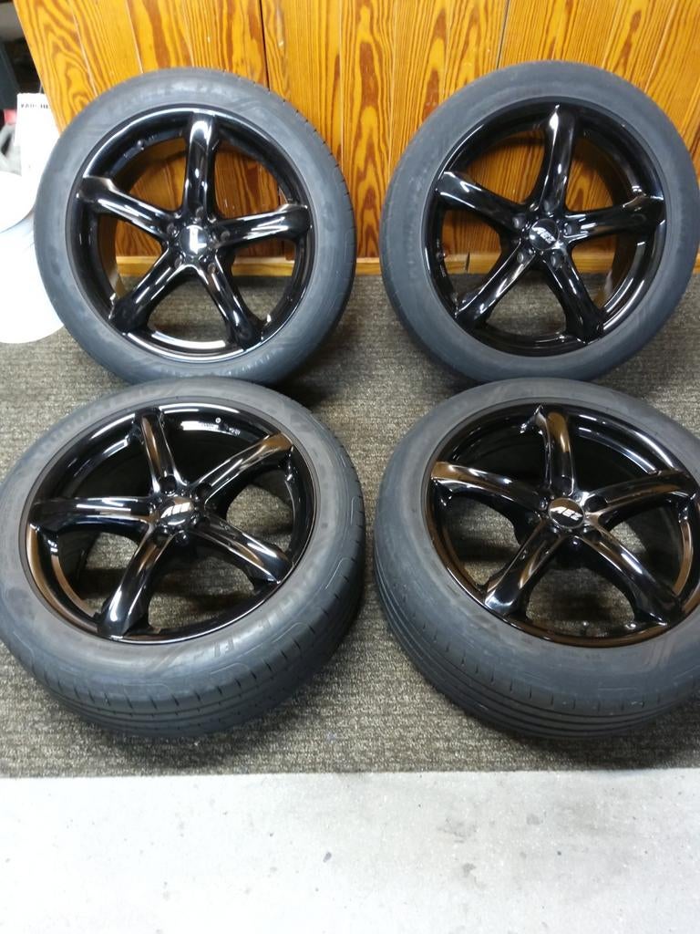 ZWARTE AEZ VELGEN 18 DUIMS OPEL INSIGNIA 2008-2015, Auto diversen, Overige Auto diversen, Ophalen of Verzenden