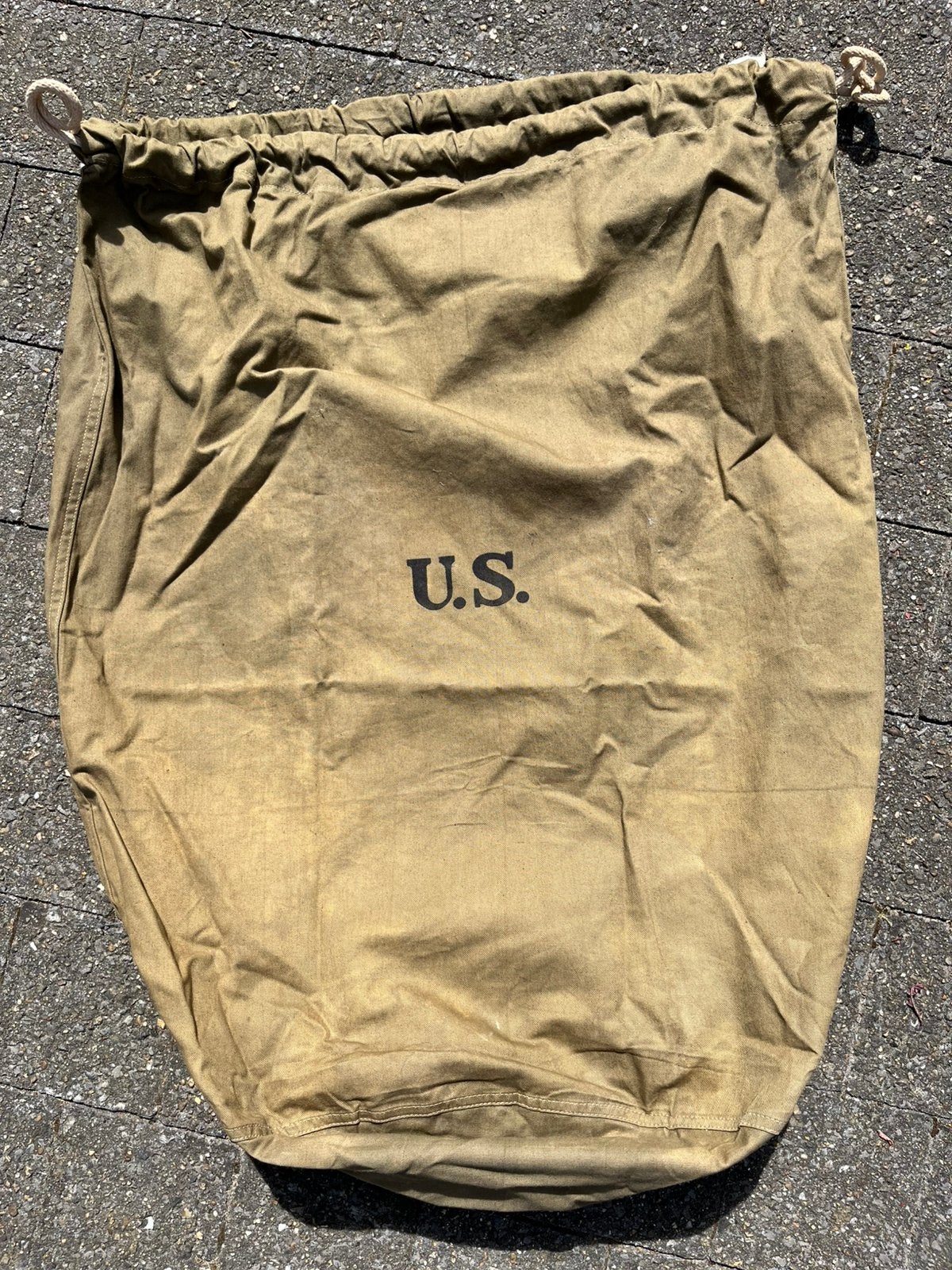 Originele bag barrack US 1944, Ophalen