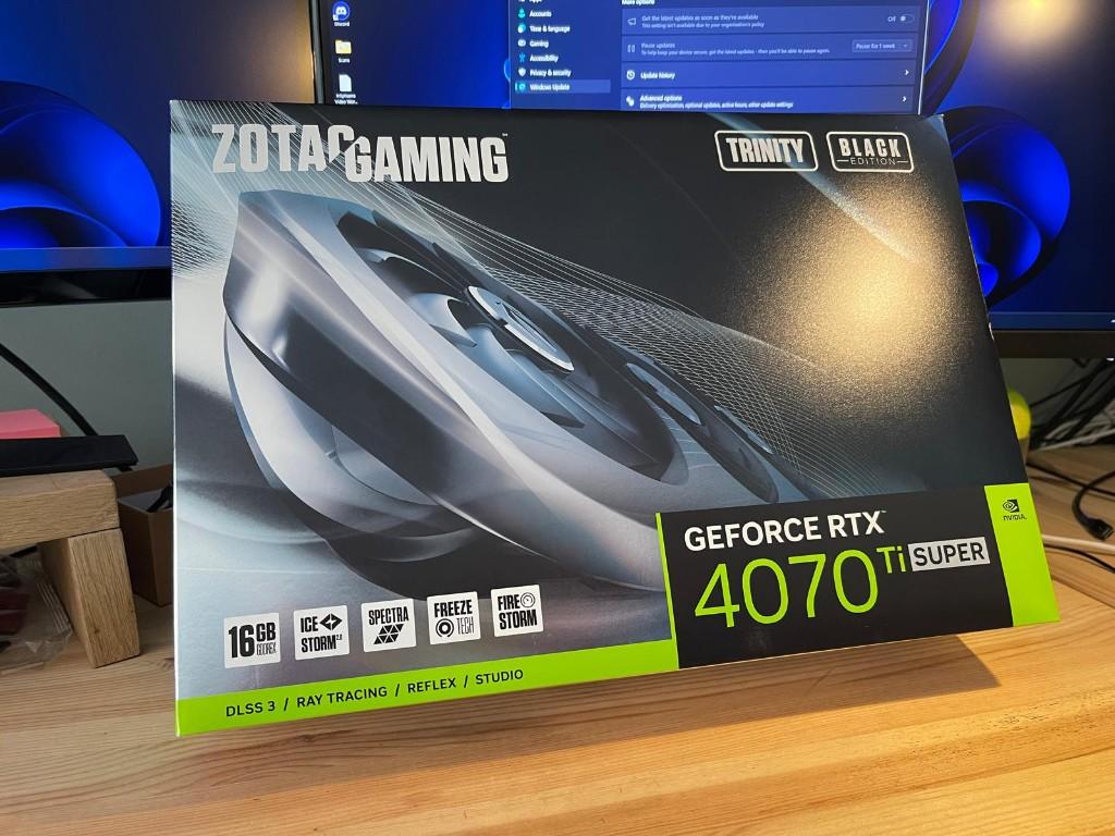 ZOTAC GAMING GeForce RTX 4070 Ti SUPER 16gb, Informatique & Logiciels, Cartes vidéo, GDDR6, PCI-Express 4, Comme neuf, Enlèvement