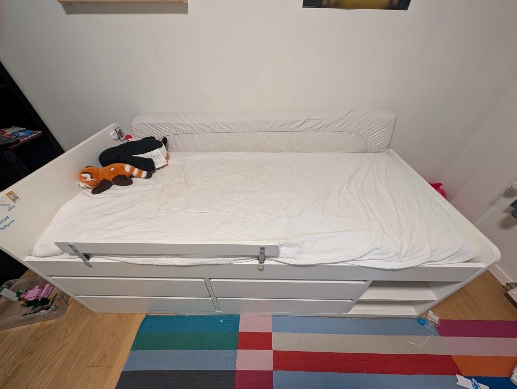 lit pour enfant ikea SLAKT, Sommier à lattes, Enlèvement, 180 cm ou plus, 85 à 100 cm