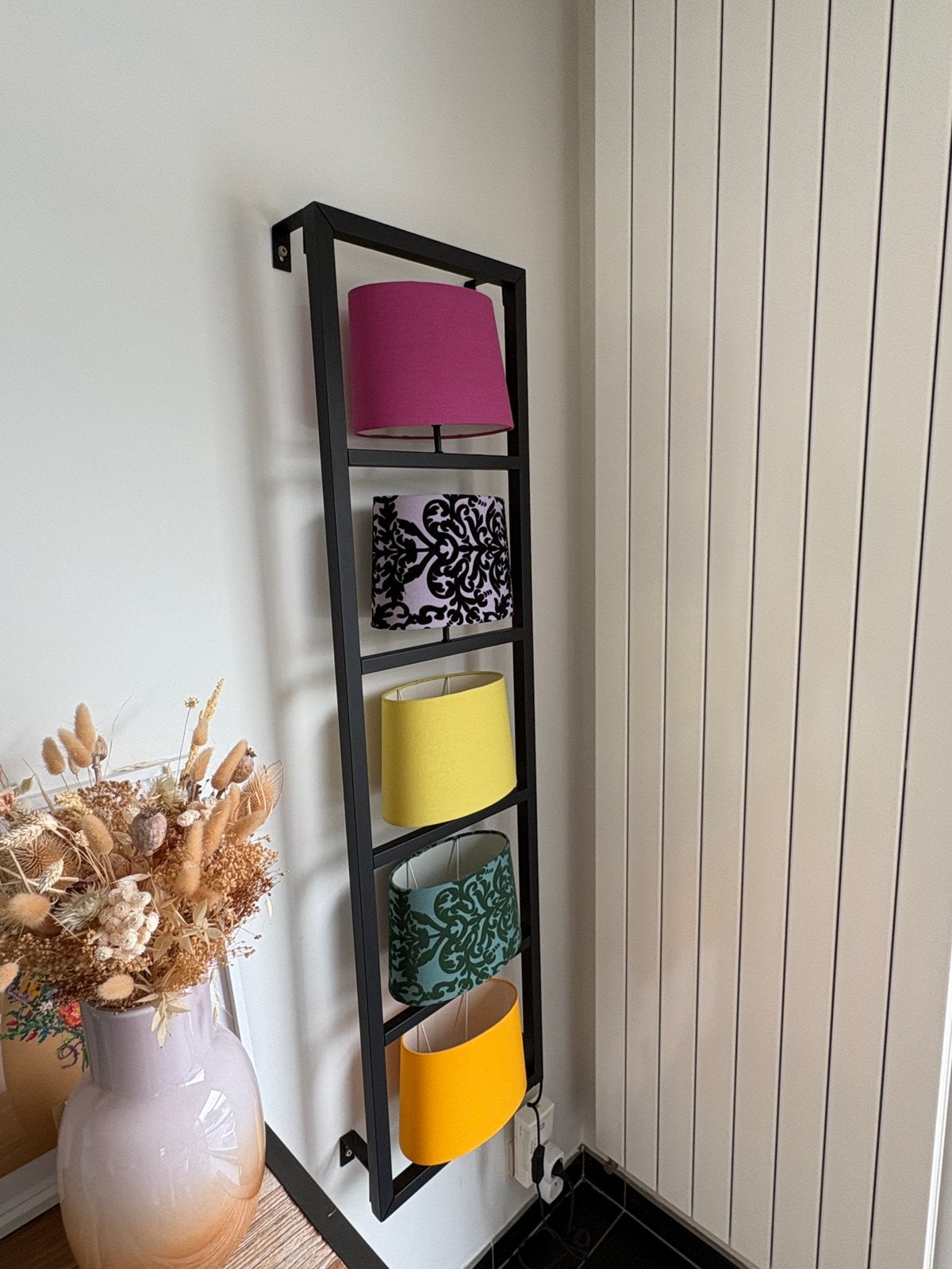 Kleurrijke wandlamp, Ophalen, Zo goed als nieuw, Wandlamp
