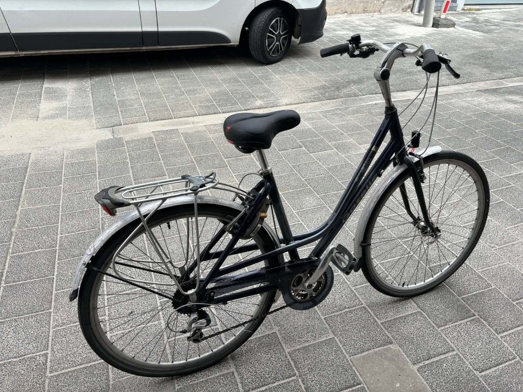 Damesfiets GAZELLE 28", Ophalen, Gebruikt, Velgrem, Versnellingen