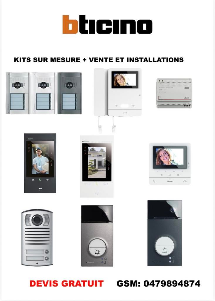 Kit videophone bticino, Enlèvement ou Envoi, Comme neuf