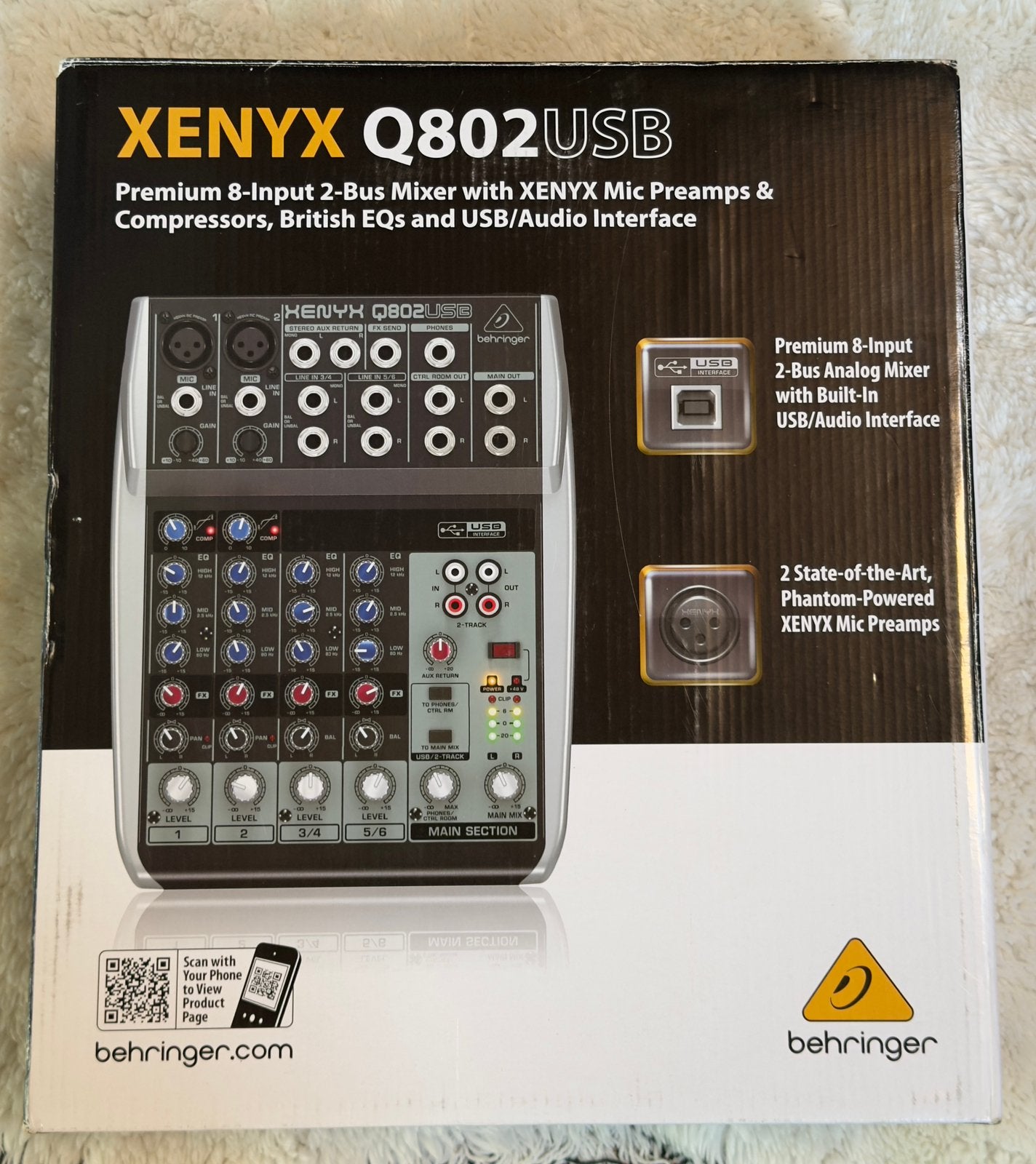 Xenyx Q802USB, Enlèvement, Comme neuf