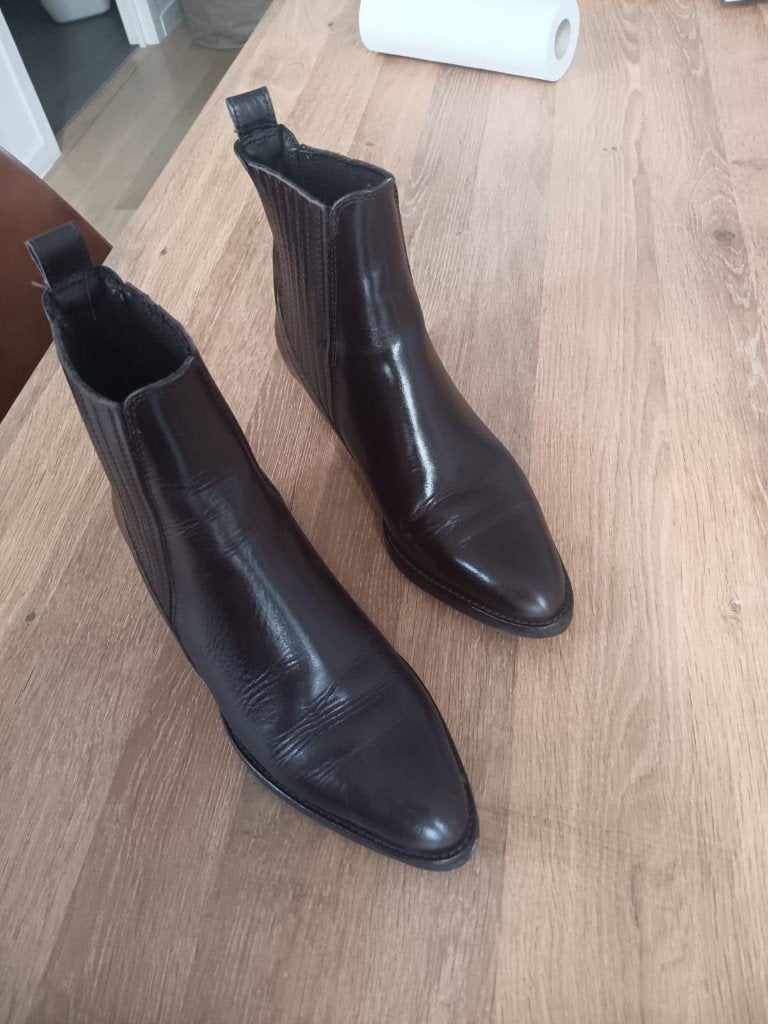JONAK Bailey van Leer, Vêtements | Femmes, Enlèvement ou Envoi, Comme neuf, Brun, Boots et Botinnes