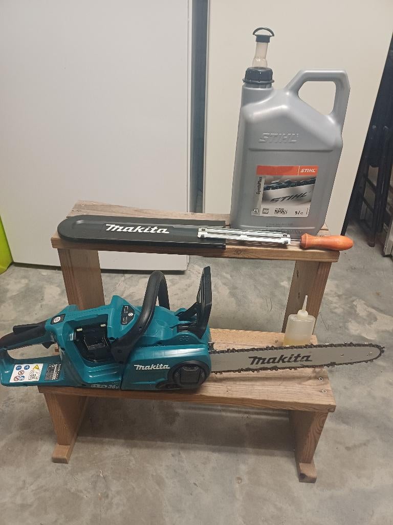 Makita kettingzaag duc353, Ophalen, 70 mm of meer, Kettingzaag, Zo goed als nieuw