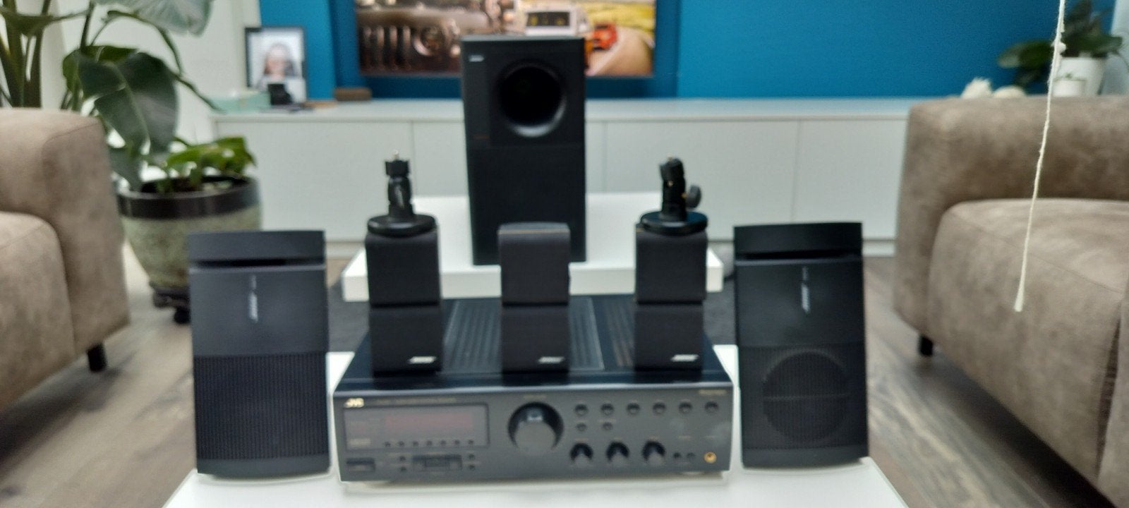 Home cinema Bose + versterker Jvc, Audio, Tv en Foto, Home Cinema-sets, Ophalen, JVC