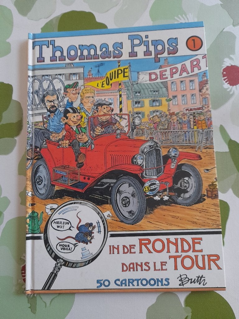 Thomas Pips in de ronde ,50 cartoons ,hardcover eerste druk, Boeken, Stripverhalen, Ophalen of Verzenden, Nieuw