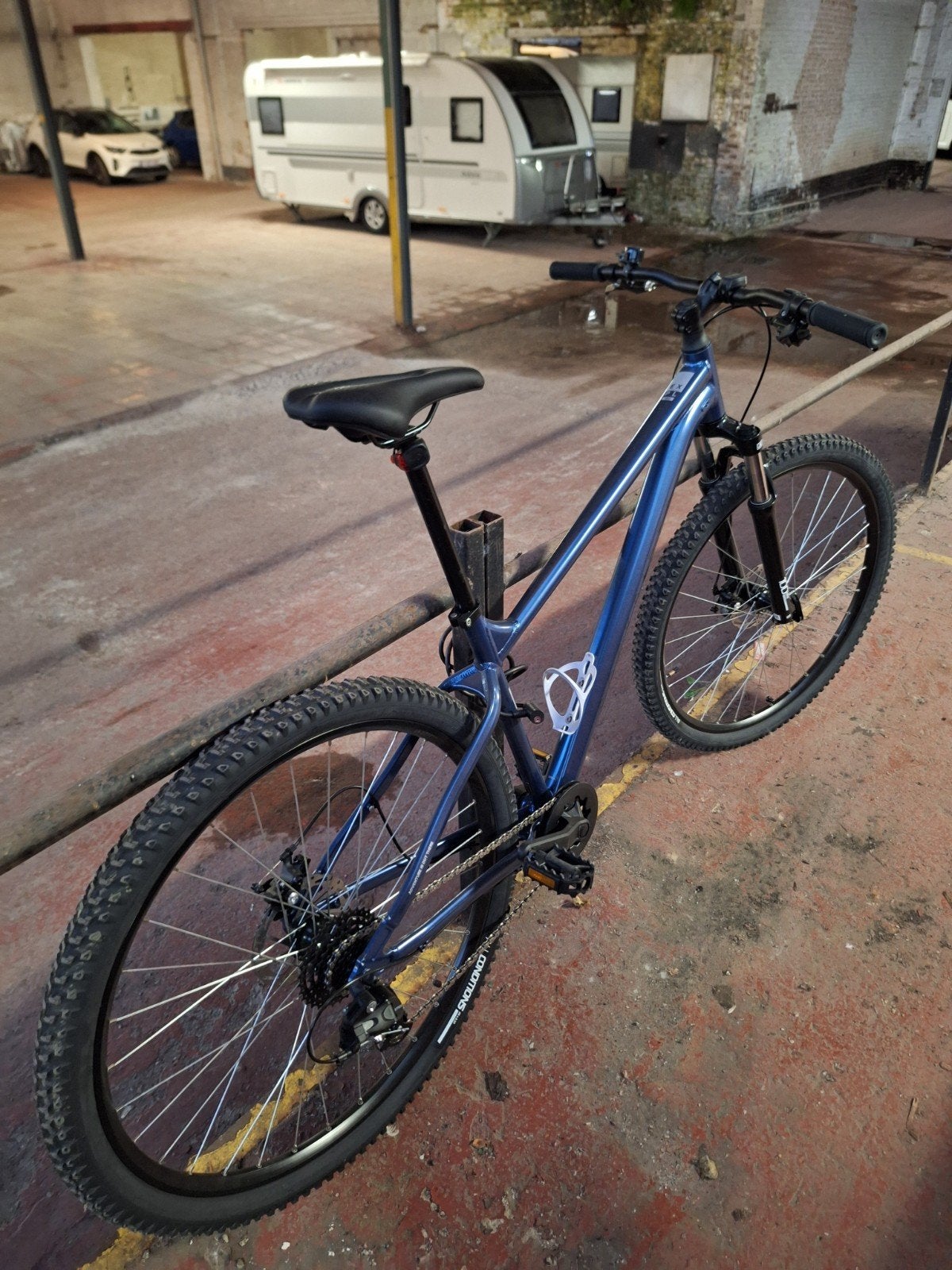 mountainbike hardtail 29" EXPL 100 blauw, Hardtail, Heren, Nieuw, Schijfrem