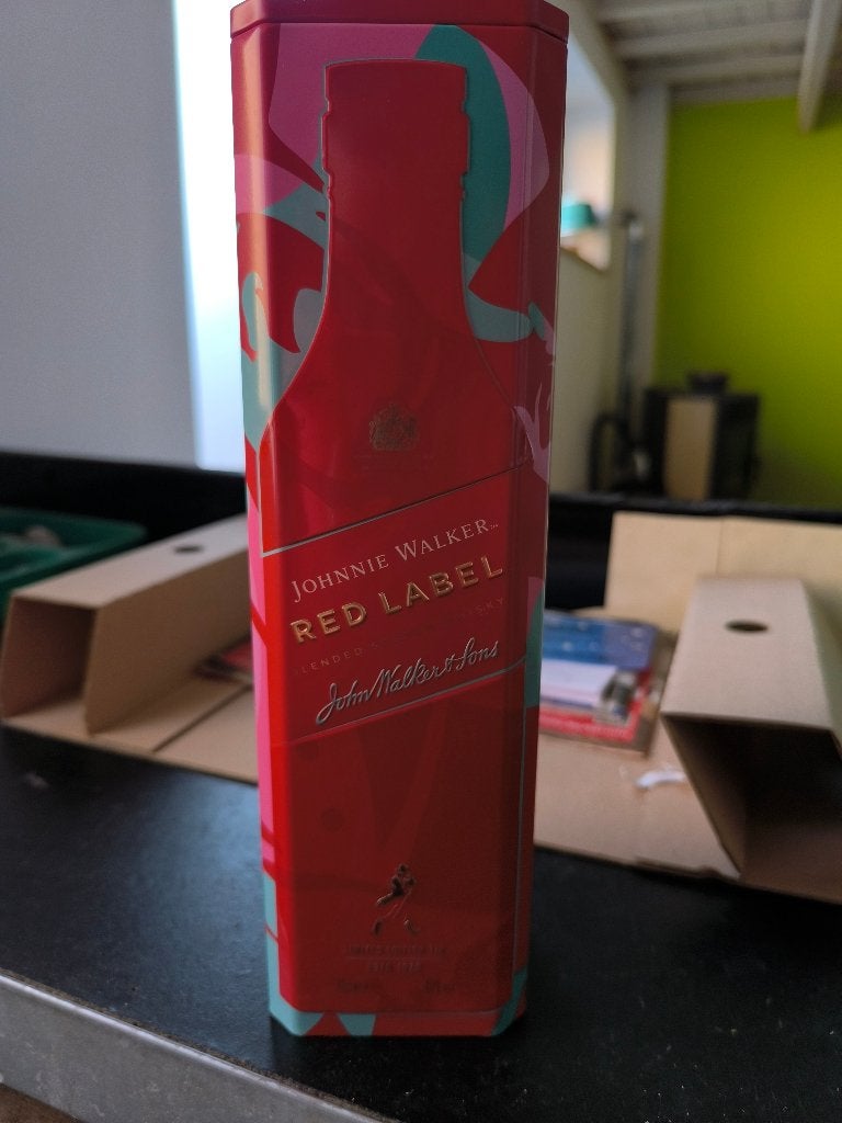 Johnnie walker édition limitée Red label Neuf, Enlèvement, Neuf, Pleine