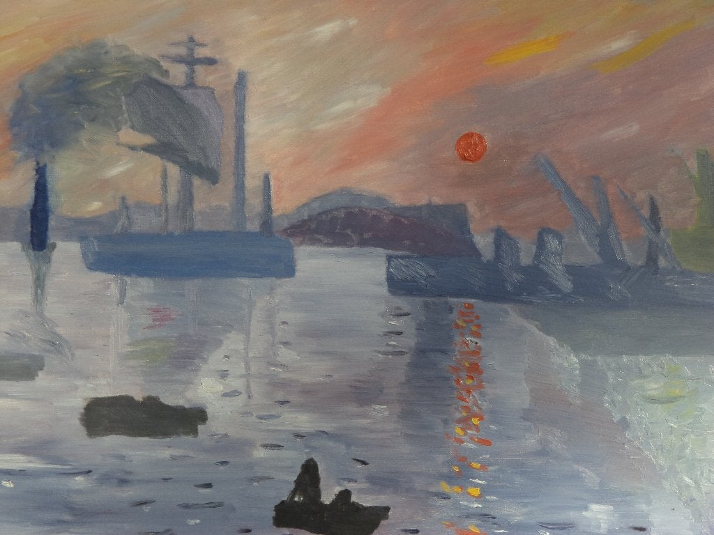 1994 Battersea Power station Thames London sunset olie/doek, Ophalen, Gesigneerd, Olieverf