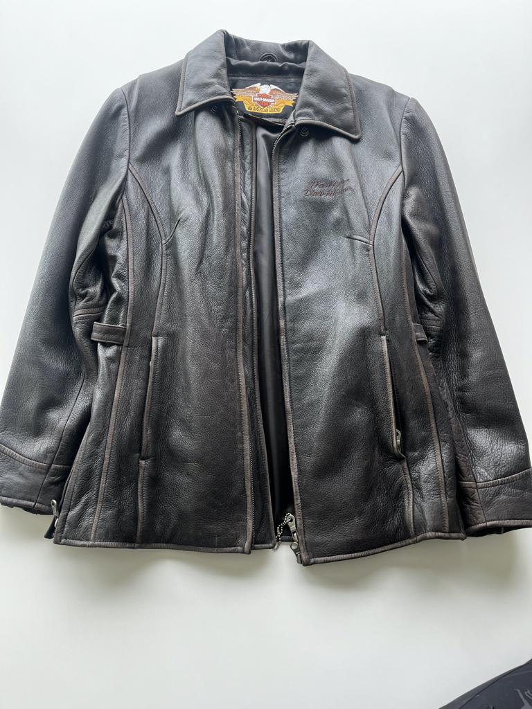 Leren vest Harley Davidson, Motoren, Jas | leer, Harley Davidson, Ophalen of Verzenden, Dames