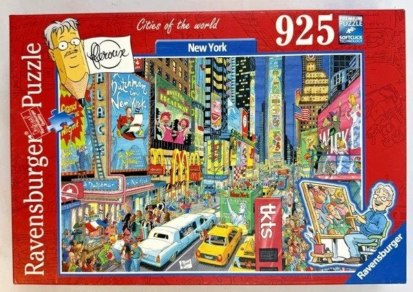 Ravensburger Fleroux New York 925 Puzzel Cities of the world, Verzenden, 500 t/m 1500 stukjes, Zo goed als nieuw, Legpuzzel