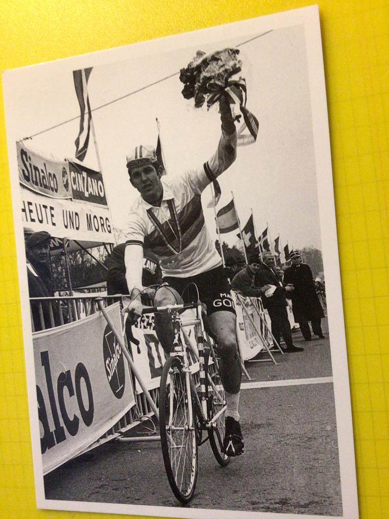 wielerkaart 1968 wk roger   de vlaeminck, Verzenden, Zo goed als nieuw