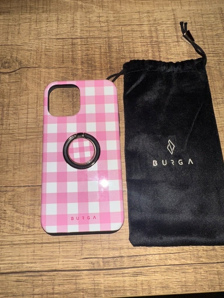 BURGA iPhone 13 Pro hoesje + ringhouder, Ophalen of Verzenden, Burga, IPhone 12 Pro, Roze