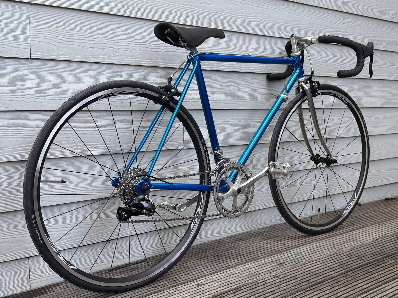 Gerestaureerde Retro Koersfiets, 28 inch, Staal, Velgrem, Nieuw